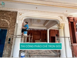 Thi công phào chỉ trọn gói giá rẻ tại hà nội chỉ từ 38k