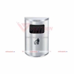 Thùng rác inox bán nguyệt: điểm nhấn sang trọng, tiết kiệm không gian