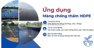 Tìm hiểu một số ứng dụng của bạt hdpe trong thực tiễn
