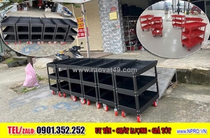 Top mẫu xe đẩy dụng cụ 3 ngăn được thợ cơ khí tin dùng nhất