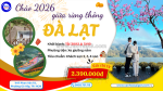 Tour đà lạt khởi hành tối 30/12 & 31/12 - sgc tourist