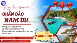 Tour nam du 3n3đ - tết dương lịch 2026
