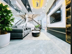 Trần duy hưng - 6 tầng thang máy - ngõ thông dt  45m2 mặt tiền 3.5m giá 16.98 tỷ