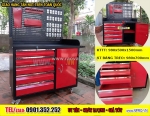 Tủ đồ nghề bảng treo 5 hộc kéo và ngăn mở cánh