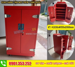Tủ đựng đồ nghề xe máy 5 ngăn 2 cánh( kt560x500x1030mm)