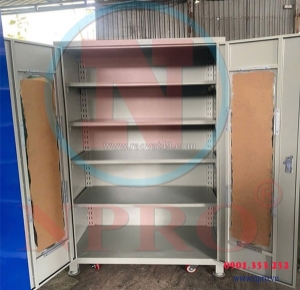 Tủ đựng dụng cụ 2 cánh 5 ngăn kt:w1000x500dx00hmm