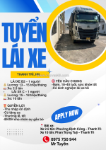 Tuyển 2 lái xe – làm việc thanh trì, hn (b2 & c)