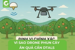 Vì sao drone cây ăn quả cần dtals