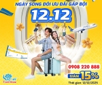 Vietravel airlines ưu đãi ngày song đôi 12.12