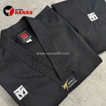 Võ phục taekwondo full đen nguyên bộ