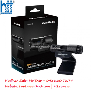 Webcam avermedia pw313 – họp online & livestream chất lượng cao