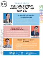 [workshop] portfolio & du học ngành thiết kế đồ họa toàn cầu