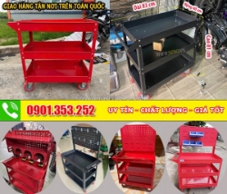 Xe đẩy dụng cụ 3 tầng( 3 - tier tool trolley)