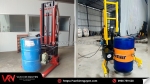Xe nâng thùng phuy bằng điện