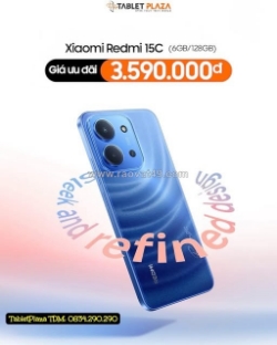 Xiaomi redmi 15c – hiệu năng ổn, giá chỉ 3.590k
