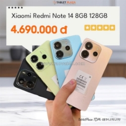 Xiaomi redmi note 14 giá chỉ 4.690.000đ hiệu năng vượt trội