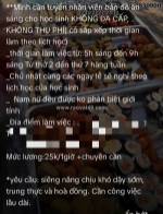 *** mình cần tuyển nhân viên ván đồ ăn sáng cho học sinh (không đa cấp, không