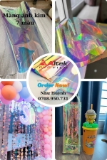 Bán màng nhựa pvc tphcm - hologram ánh kim