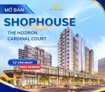 Bán shophouse căn góc đường số 10 dự án cardinal court phú mỹ hưng đối diện các