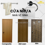 Báo giá cửa nhựa nhà vệ sinh quận 3 chống nước, chống ẩm mốc