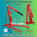 Cẩu móc động cơ mini 2 tấn, cẩu tay mini động cơ 2000kg - vx