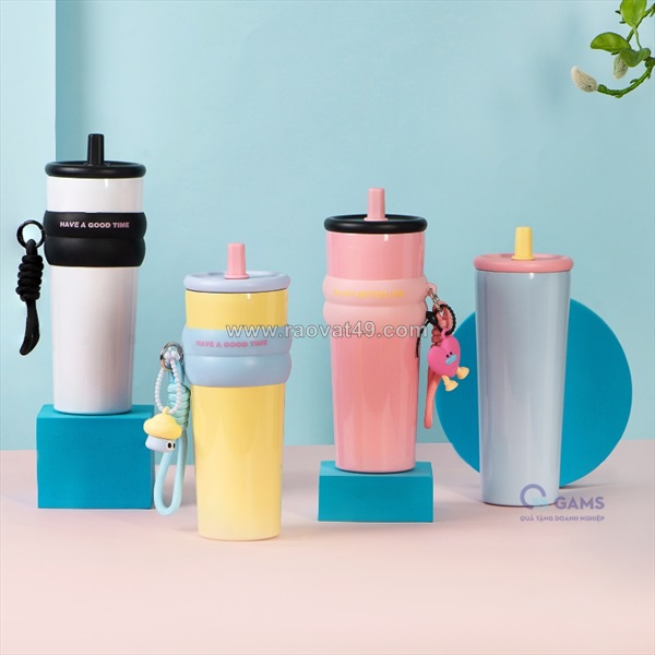 Combo 2 ly giữ nhiệt 710ml kèm túi quà tặng 8/3