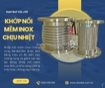 Khớp nối mềm công nghiệp, khớp nối inox chống rung, khớp nối chống rung máy phát điện, khopnoimem