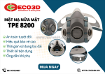 Mặt nạ phòng độc nửa mặt tpe 8200 huguard – bảo vệ hô hấp tối ưu