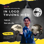 Mũ bảo hiểm in logo phục vụ hội nghị