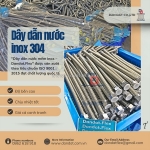 Ống mềm cấp nước nóng lạnh, dây dẫn nước inox 304, dây mềm cấp nước vòi chậu - lavabo - máy xông hơi