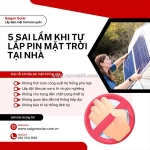 Tự lắp pin năng lượng mặt trời bị lỗ nặng khi không biết điều này