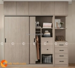 Tủ quần áo cửa lùa gỗ mdf cao cấp