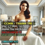 🏢 ccmn - thanh trì 52- 60m² - 14 - 17 phòng - doanh thu 900tr/năm - cách ô tô