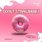 🍓 donut strawberry – ngọt thanh, tan chảy! 🍩✨
