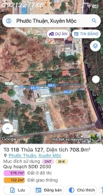 Bán 8m ngang đất mặt tiền đường tỉnh 998 ngay cạnh ubnd xã phước thuận có thổ