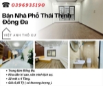 Bán nhà phố thái thịnh_lô góc ba thoáng_khu dân trí cao_32mx4t_giá: 6.45 tỷ_lh:
