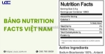 Bảng nutrition facts việt nam - quy định dán nhãn dinh dưỡng