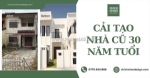 Cải tạo nhà 30 năm tuổi tại đà nẵng thành căn nhà cũ đẹp