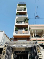 Cần bán nhà mặt phố 1 trệt 1 lửng 5 lầu diện tích 4.2x25 tại p.8 - q. gò vấp -