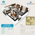 Cần tiền bán nhanh căn góc 2 ngủ chung cư bình an, 1,7 tỷ -62 m2