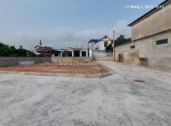 Chủ cần sang cọc lô thanh trí, sóc sơn 100m2, mt6m, lô góc, 7 chỗ đỗ quay đầu,