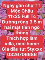 Đất nền mộc châu giá đầu tư