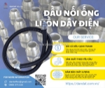 Đầu nối ống luồn dây điện - ống luồn dây điện bọc nhựa bọc lưới inox, đầu nối phụ kiện ống luồn dây điện