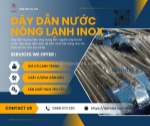 Dây cấp nước nóng lạnh cho bình nước nóng – dây dẫn nước inox nóng lạnh, dây cấp nước bình nóng lạnh inox
