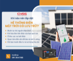 Khi nào nên lắp đặt hệ thống điện mặt trời có lưu trữ?