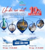 Korean air ưu đãi 10% giá vé đến hàn quốc, nhật bản, trung quốc, mỹ, canada