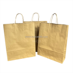 L06 – 280x100x250 mm – túi giấy kraft nâu quai xoắn