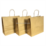 L07 – 250x60x320 mm – túi giấy kraft nâu quai xoắn