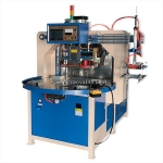 Máy ép vỉ nhựa cao tần bàn xoay tự động nhiều trạm có tay gắp hàng, máy đóng gói,máy ép cao tần