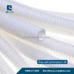 Ống ruột gà nhựa phi 25 bọc dây điện/cáp an toàn
